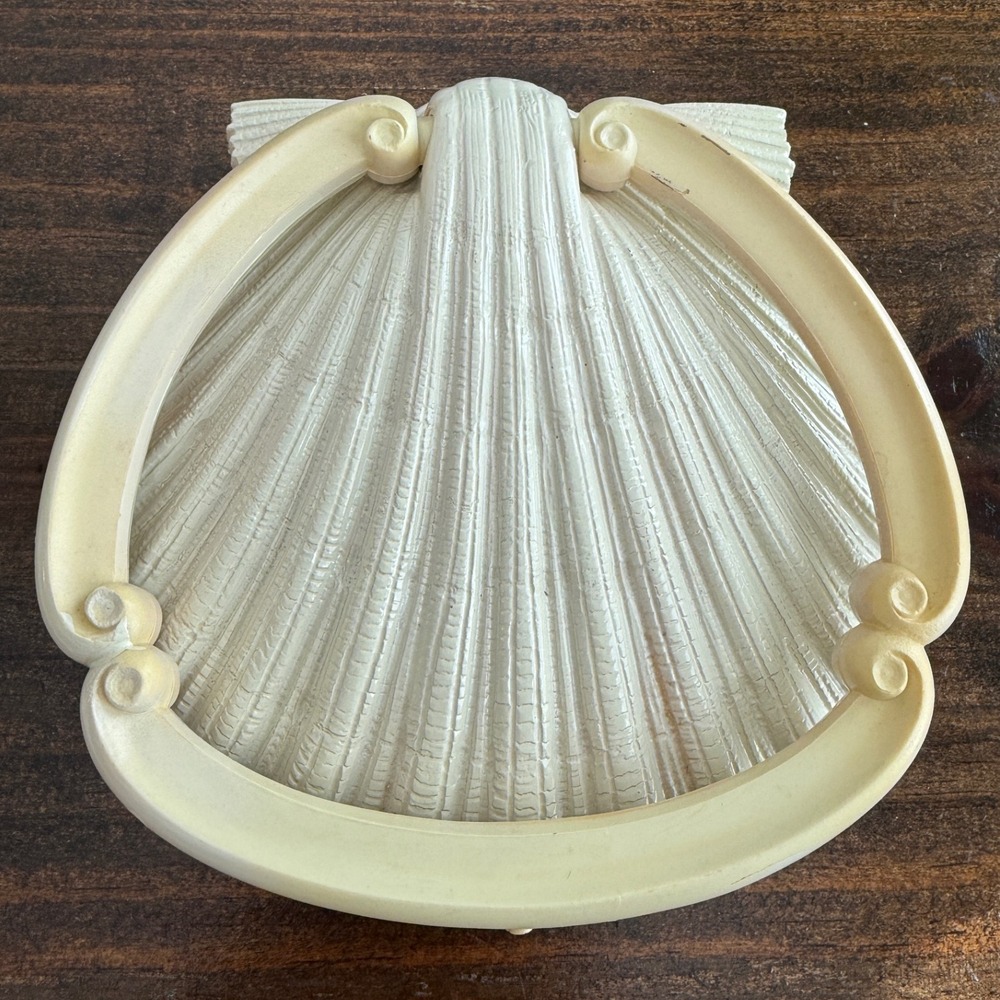 Vintage HOMCO 1976 Shell Wall Plaque 3380D‎ Coastal Nautical Decor